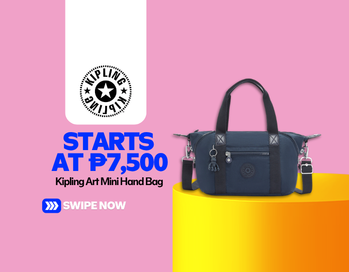 Kipling Art Mini Hand Bag Starting At P7,500