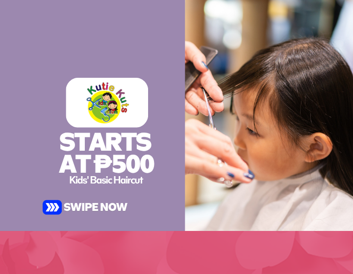 Kids' Basic Haircut Starting At P500