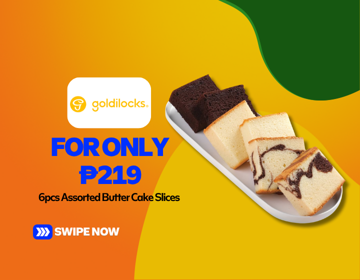 6pcs Assorted Butter Cake Slices For Only ₱219