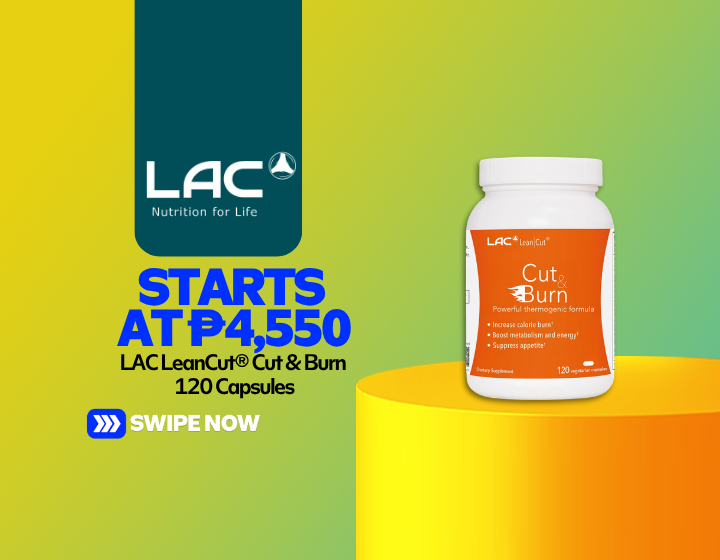 LAC LeanCut® Cut & Burn 120 Capsules Startng At P4,550