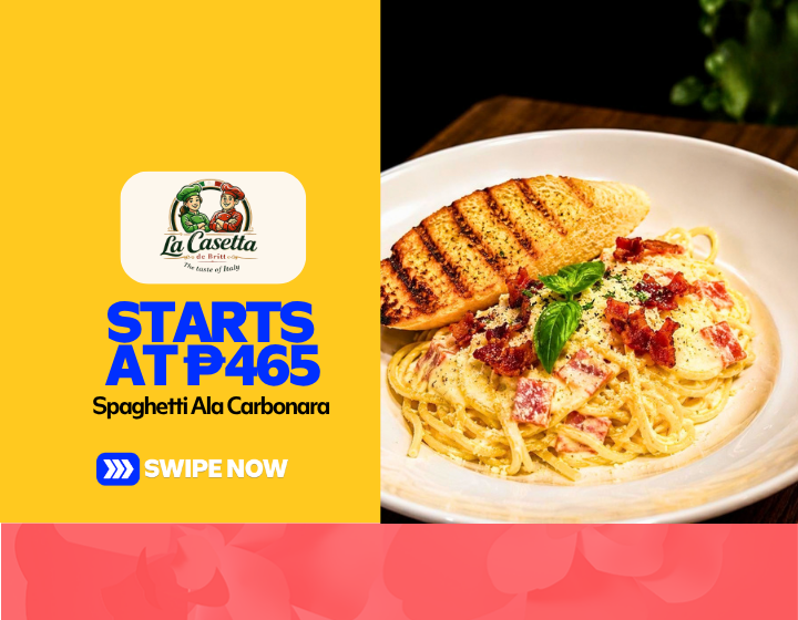 Spaghetti Ala Carbonara Starting At P465
