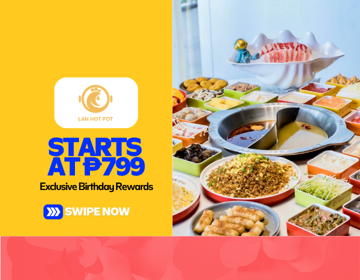 Exclusive Birthday Rewards Starts at P799