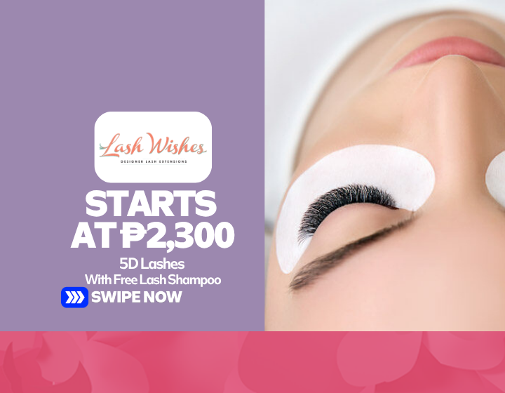 5D Lashes Starting At P2,300 With Free Lash Shampoo