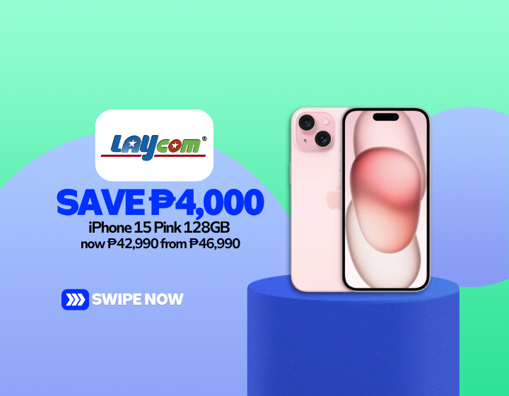 Save P4,000 On the iPhone 15 Pink 128GB  now P42,990 from P46,990
