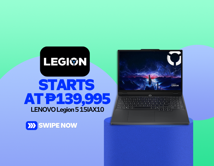 LENOVO Legion 5 15IAX10 Starting At P139,995