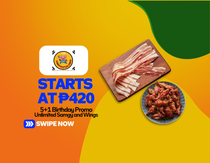 5+1 Birthday Promo Starting At P420