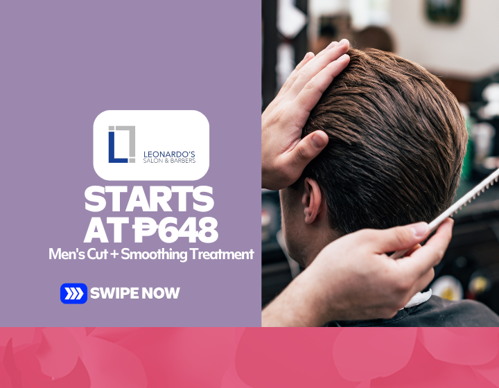 Men's Cut + Smoothing Treatment Starting At P648