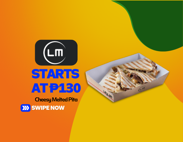 Cheesy Melted Pita Starting At P130