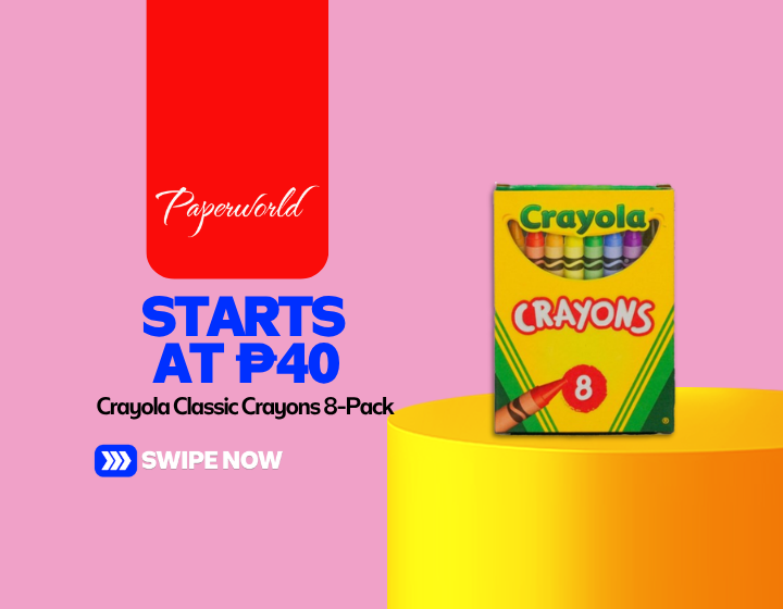Crayola Classic Crayons 8-Pack Starting At P40