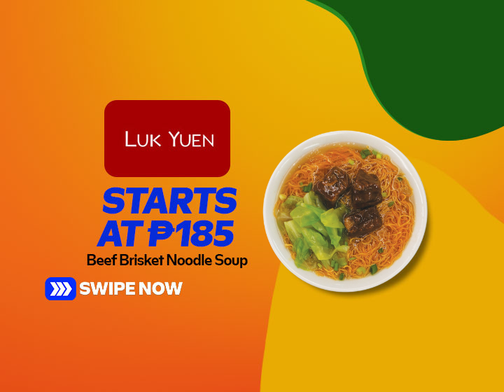 Beef Brisket Noodle Soup starts at P185