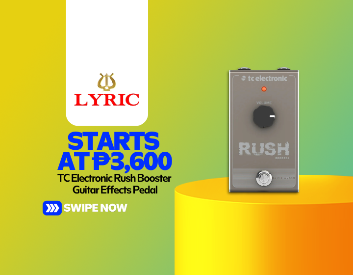 TC Electronic Rush Booster Guitar Effects Pedal Starting At P3,600