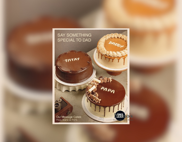 The Message Cake Starts at P475