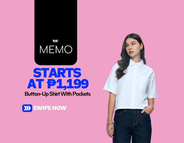 Button-Up Shirt With Pockets Starting At P1,199