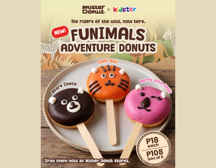 Funimals Adventure Donuts starts at ₱18 each