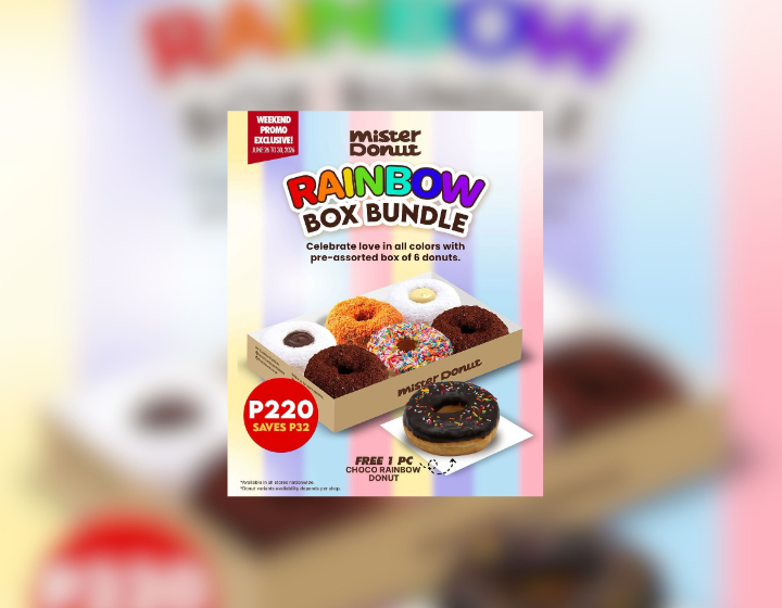 FREE Choco Rainbow Donut 
