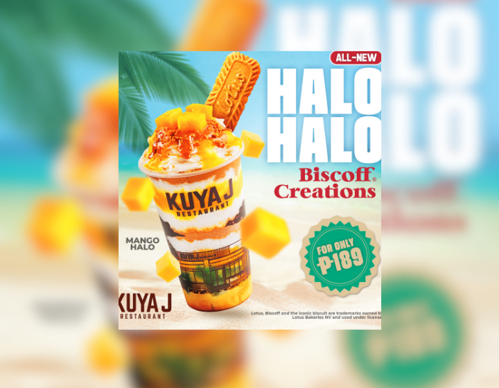 Halo-halo Biscoff creations starts at P189