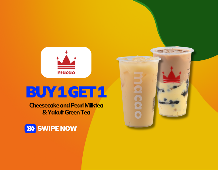 Buy 1 Cheesecake and Pearl Milk Tea, Get 1 FREE Yakult Green Tea