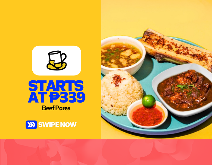 Beef Pares Starting At P339
