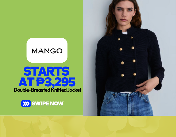 Double-Breasted Knitted Jacket Starting At P3,295