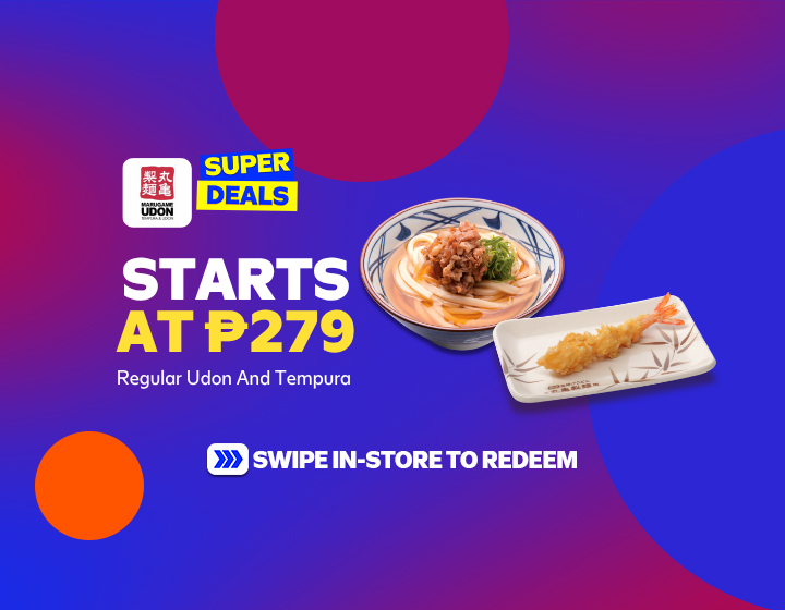 Regular Udon And Tempura Starting At P279