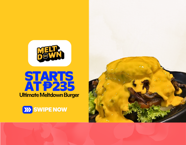Ultimate Meltdown Burger Starting At P235