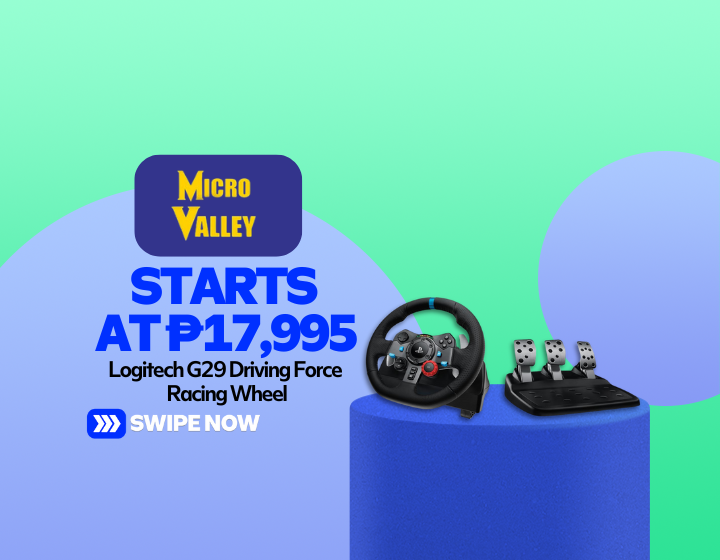 Logitech G29 Driving Force Racing Wheel Starting At P17,995