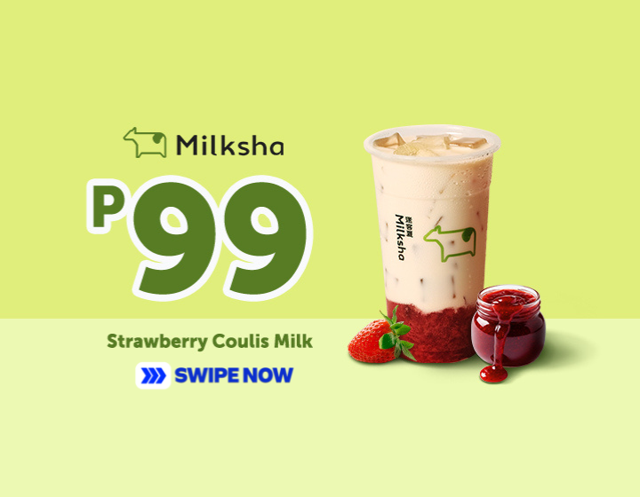 Strawberry Coulis Milk for ₱99