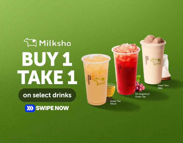 Buy 1 Take 1 on Select Drinks