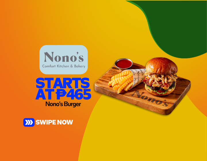 Nono's Burger Starting At P465
