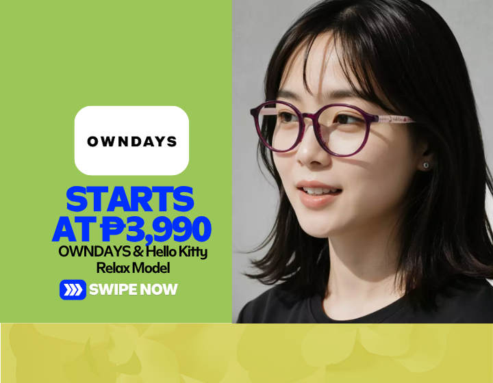 OWNDAYS & Hello Kitty Relax Model Starting At P3,990