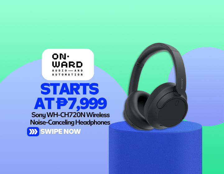 Sony WH-CH720N Wireless Noise-Canceling Headphones Starting At P7,999