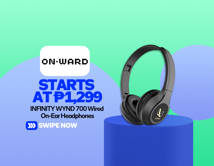 INFINITY WYND 700 Wired On-Ear Headphones Starting At P1,299