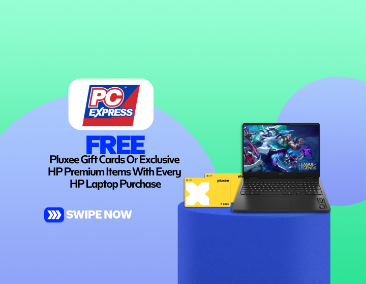 Free Pluxee Gift Cards Or Exclusive HP Premium Items With Every HP Laptop Purchase