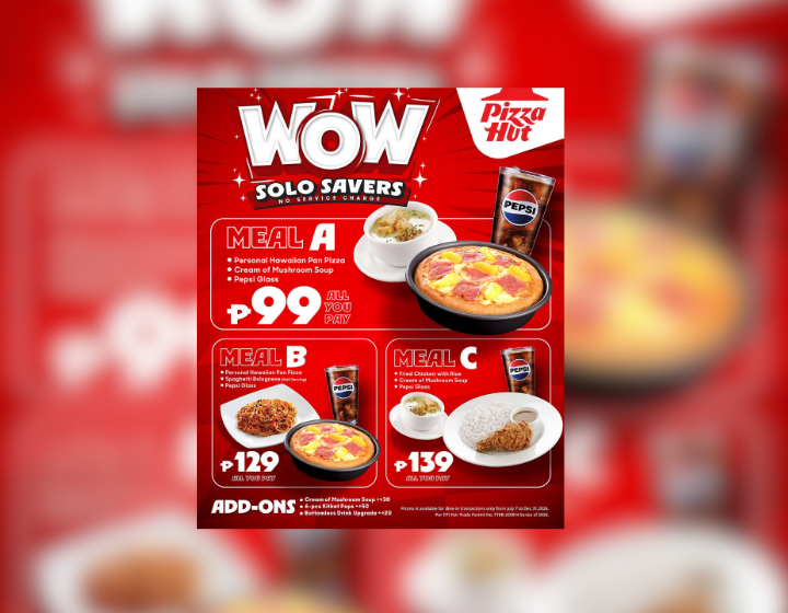 Solo Savers Meal Starts at P99