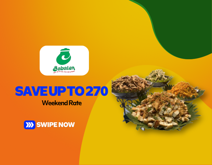 Save ₱270 on Eat All You Can Weekend Rate