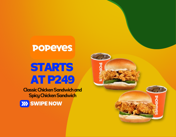 Classic + Spicy Chicken Sandwich with Drinks for Only ₱249
