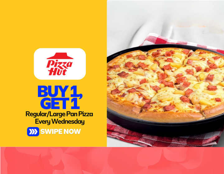 Buy 1, Get 1 On Regular/Large Pan Pizza Every Wednesday