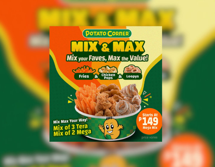 Mix & Match Flavored Fries starts at ₱149