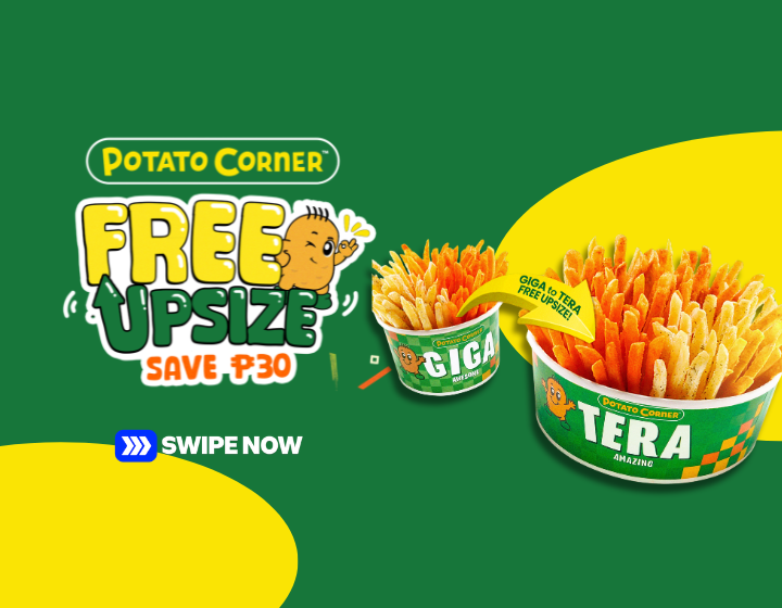 Get Free Upsize and Save P30