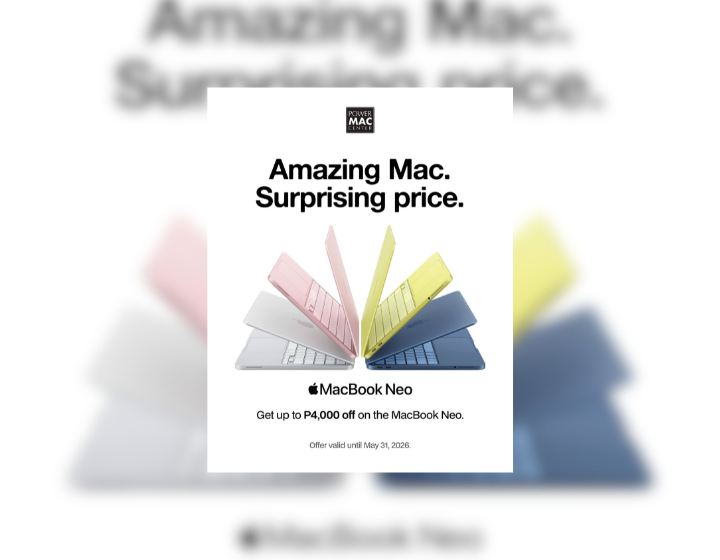 Save up to P4,000 on MacBook Neo