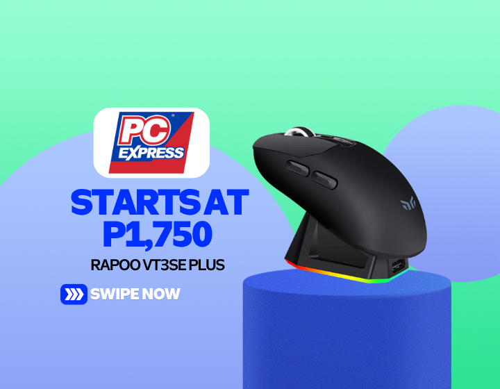  RAPOO VT3SE PLUS Starts at P1,750
