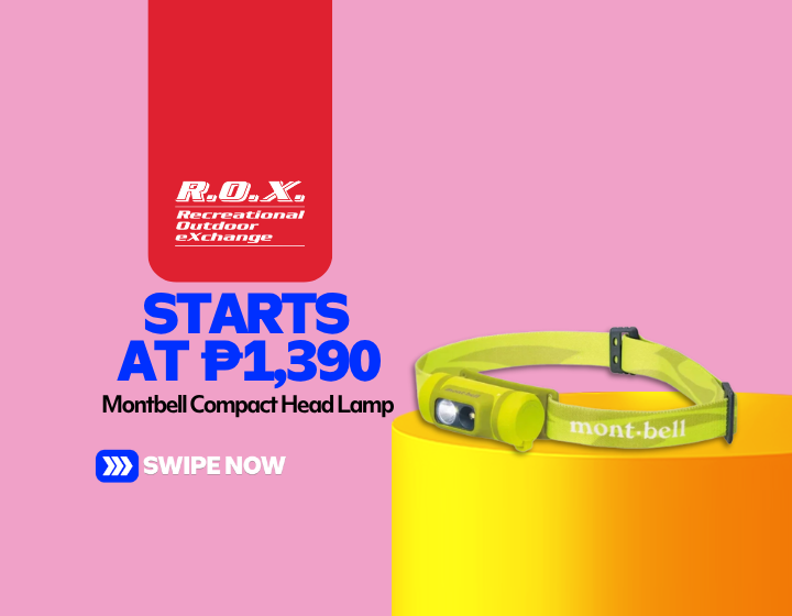 Montbell Compact Head Lamp Starting At P1,390