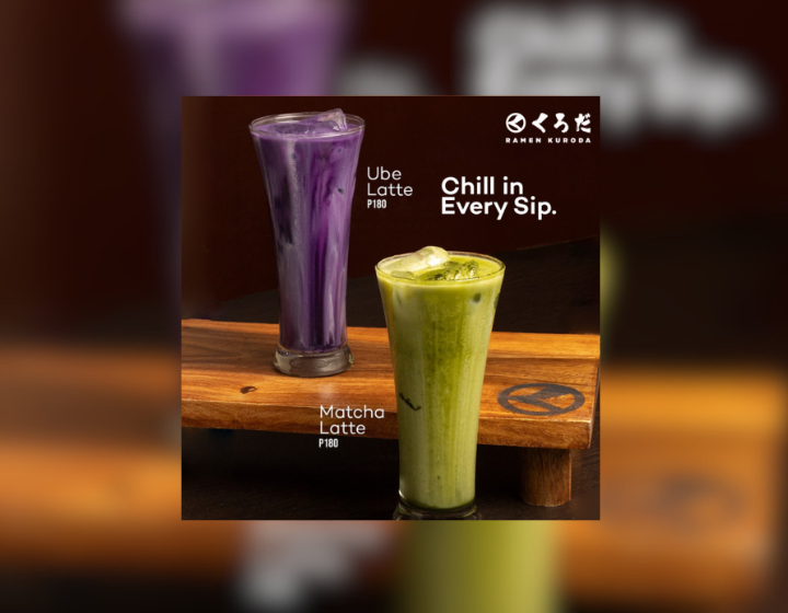 Ube Latte starts P180