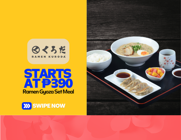 Ramen Gyoza Set Meal Starting At P390