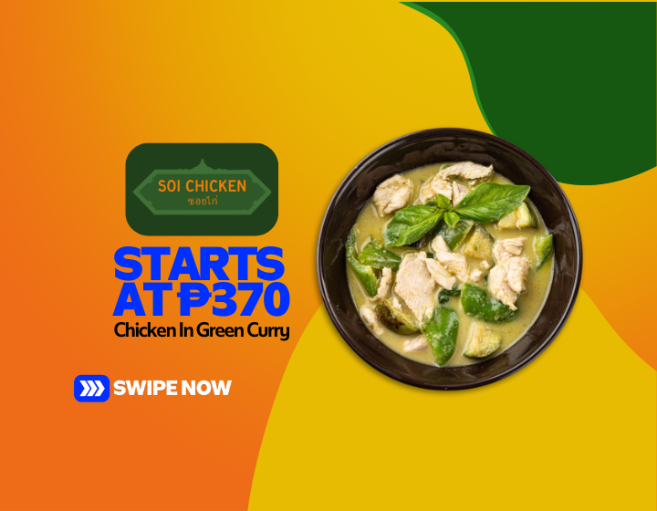 Chicken In Green Curry Starting At P370