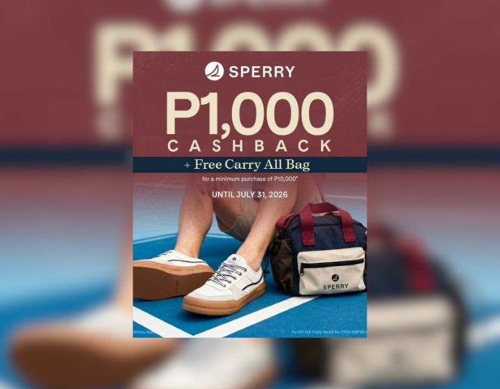 Get ₱1,000 cash back and a FREE Carry All Bag with a minimum purchase of ₱10,000
