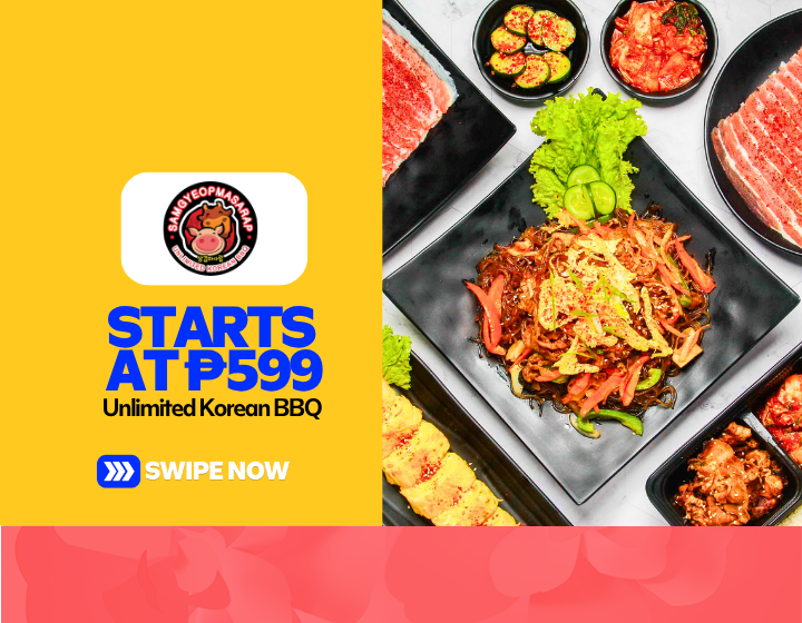 Unlimited Korean BBQ Starting At P599