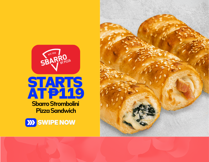 Sbarro Strombolini Pizza Sandwich Starting At P119