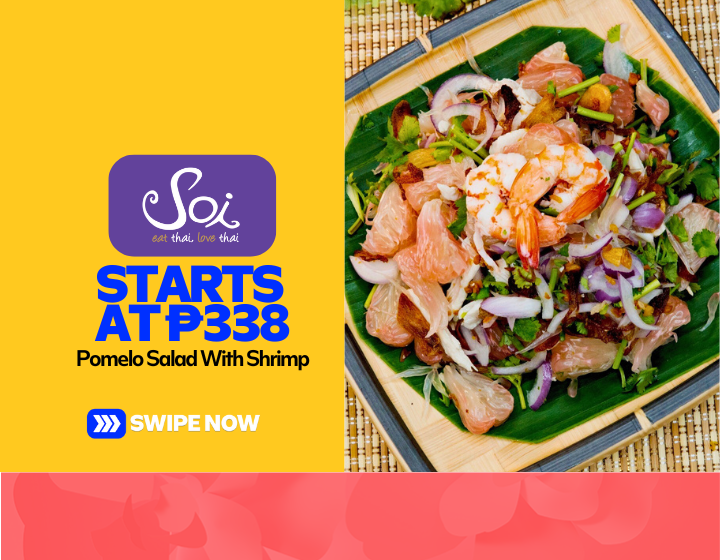 Pomelo Salad With Shrimp Starting At P338