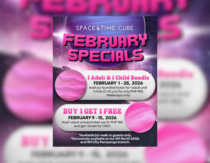February Specials: 1 Adult + 1 Kid Bundle for only P980!